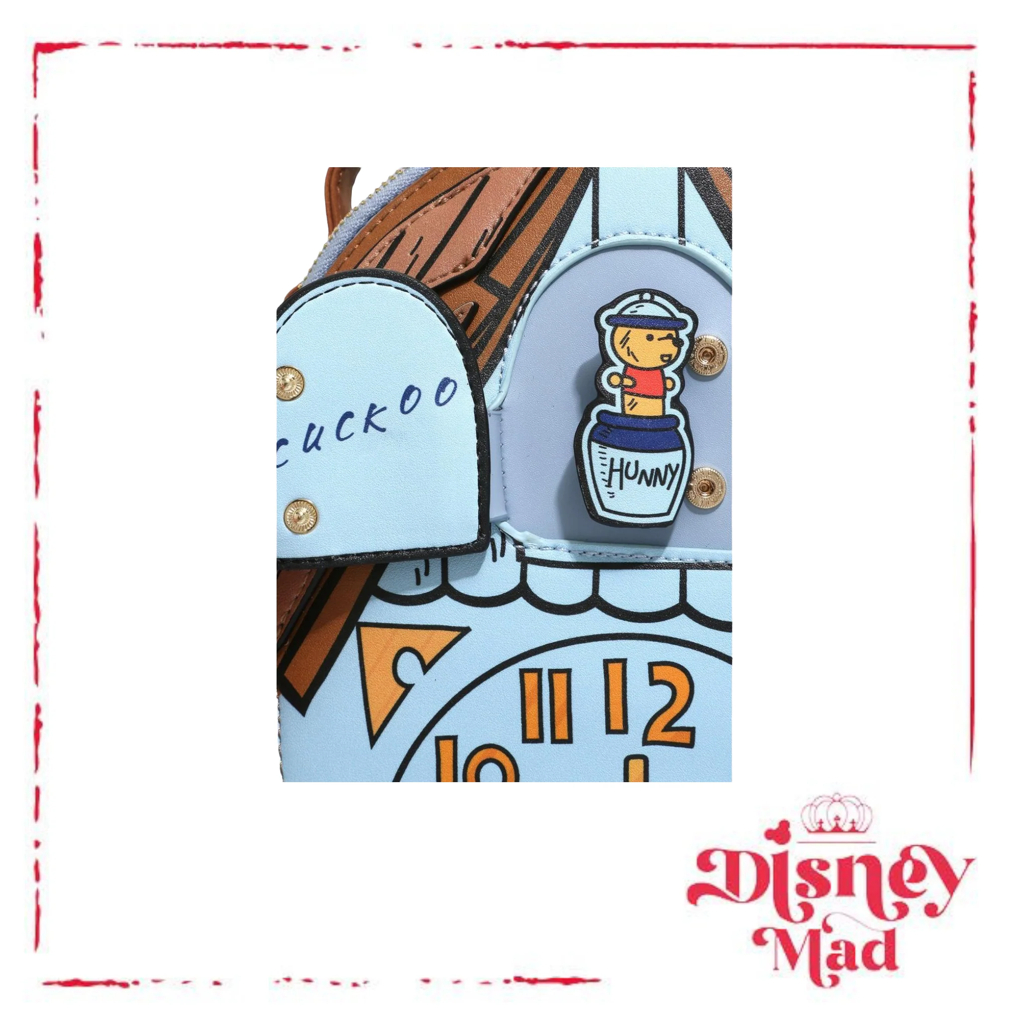 Danielle Nicole Disney Winnie the Pooh Cuckoo Clock Convertible Mini Backpack - BoxLunch Exclusive - Image 4