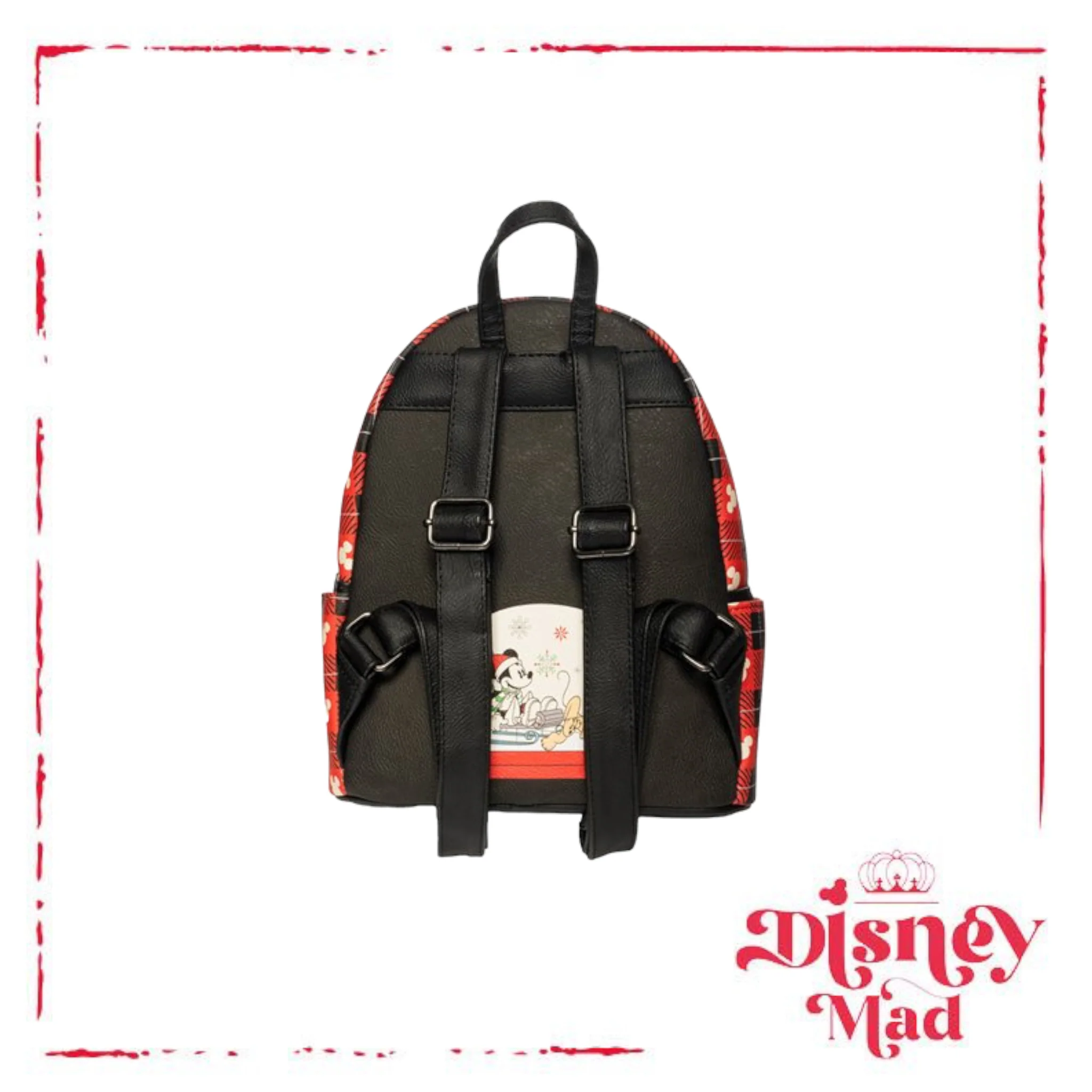 Disney Holiday Mickey Mouse and Minnie Mouse Mini-Backpack - Entertainment Earth Exclusive - Image 3