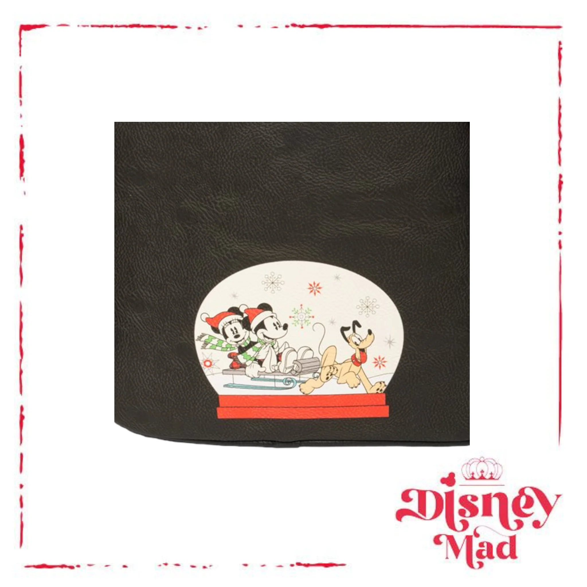 Disney Holiday Mickey Mouse and Minnie Mouse Mini-Backpack - Entertainment Earth Exclusive - Image 5