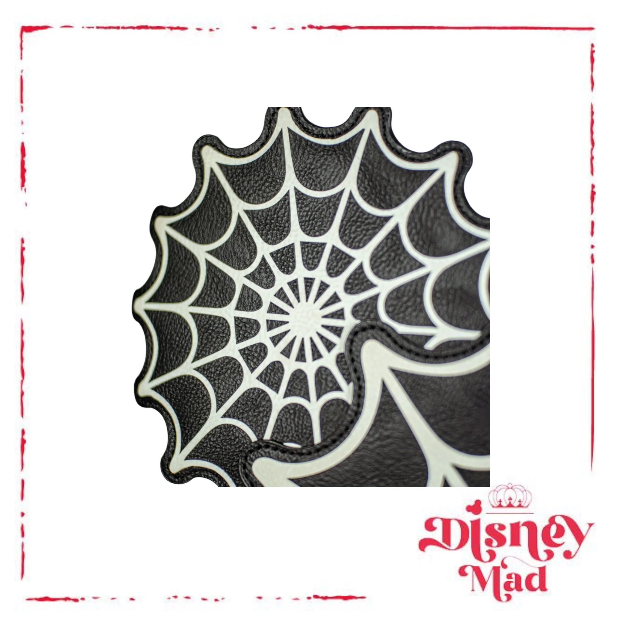 Disney Loungefly Mickey Mouse Spiderweb Mickey Glow in the Dark Crossbody – Entertainment Earth Exclusive - Image 7