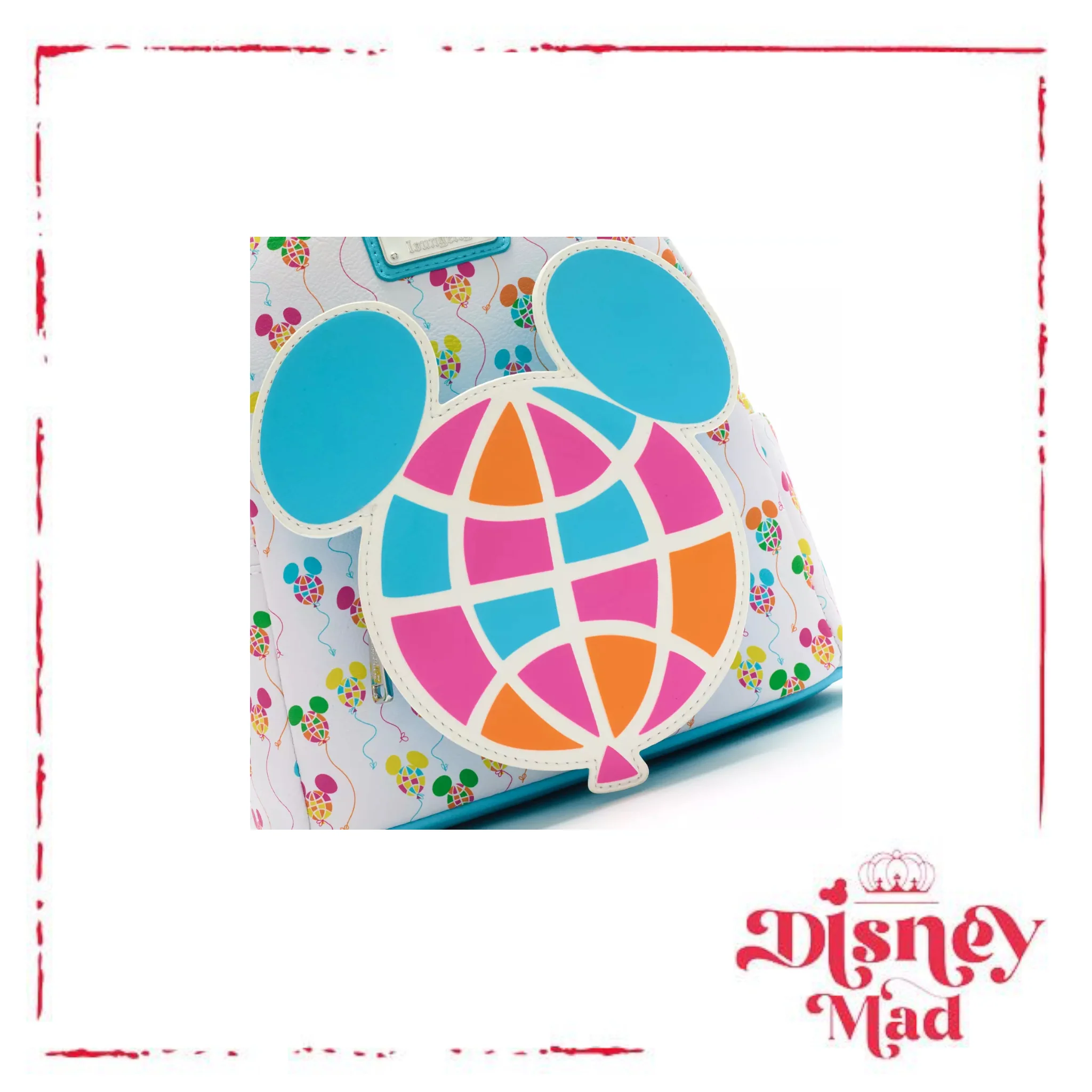 Disney Loungefly Mickey Mouse Vault Balloon Mini Backpack - Image 5