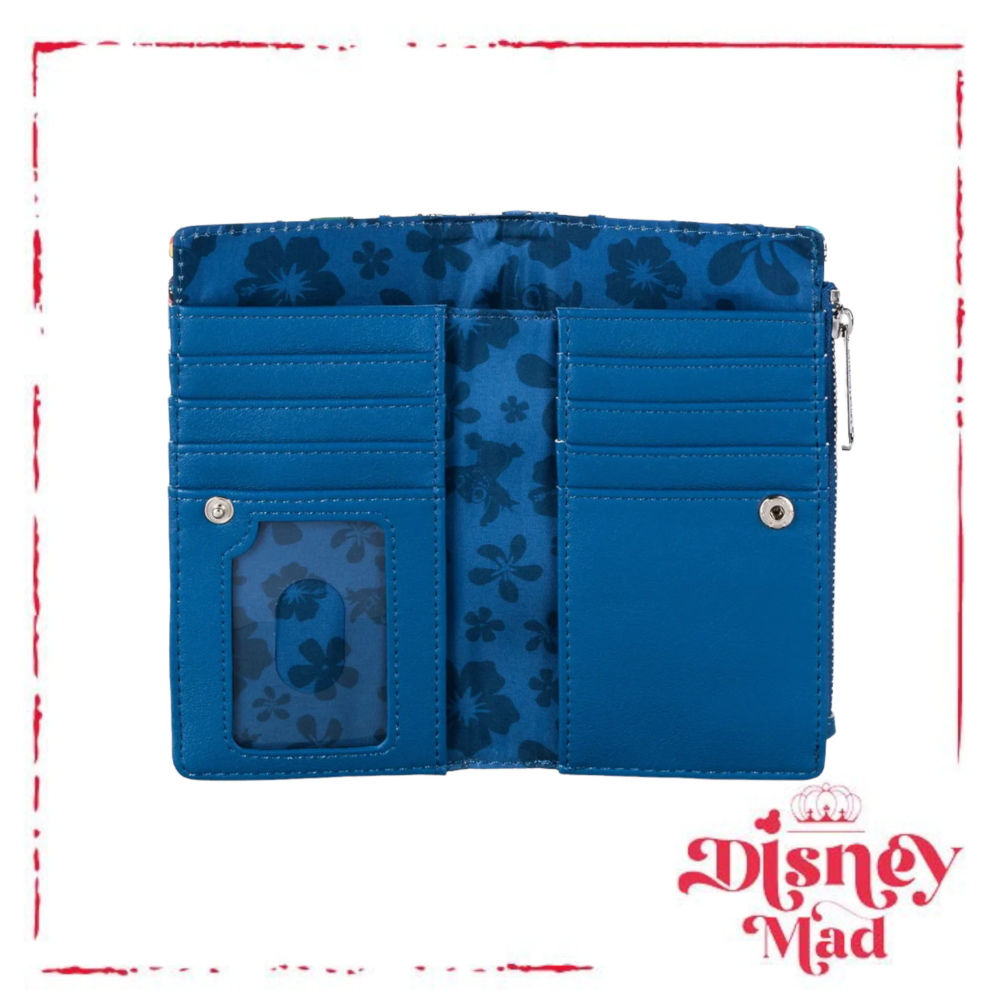 Disney Loungefly Stitch Tropical Wallet Disney Parks Exclusive - Image 4