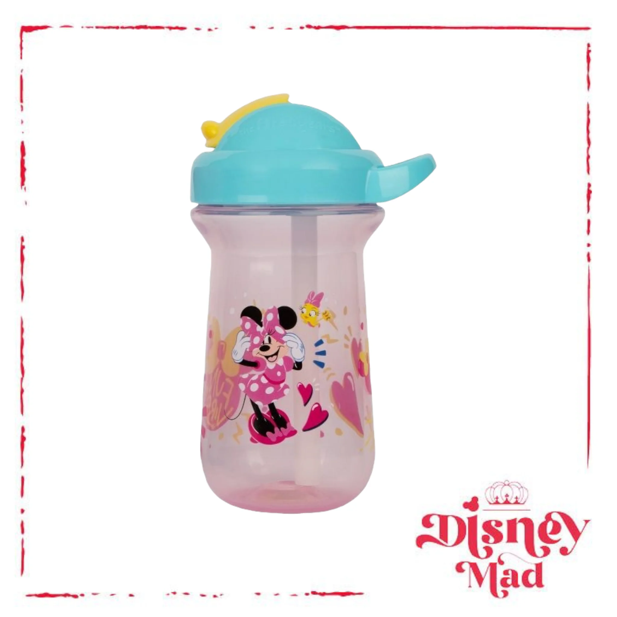 Disney Minnie Mouse Flip Top Straw Cup - 2pk - Image 3