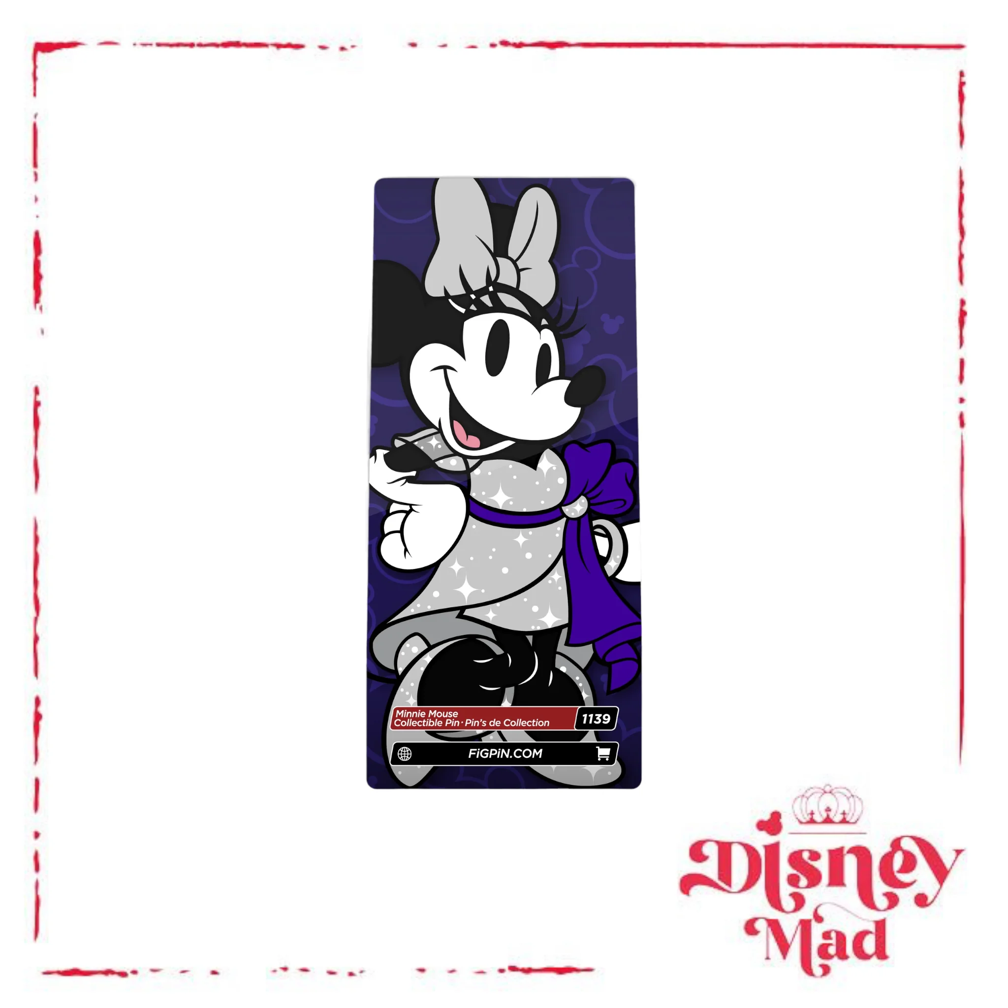 Disney Parks Exclusive Minnie Mouse FiGPin Disney 100 - Image 3