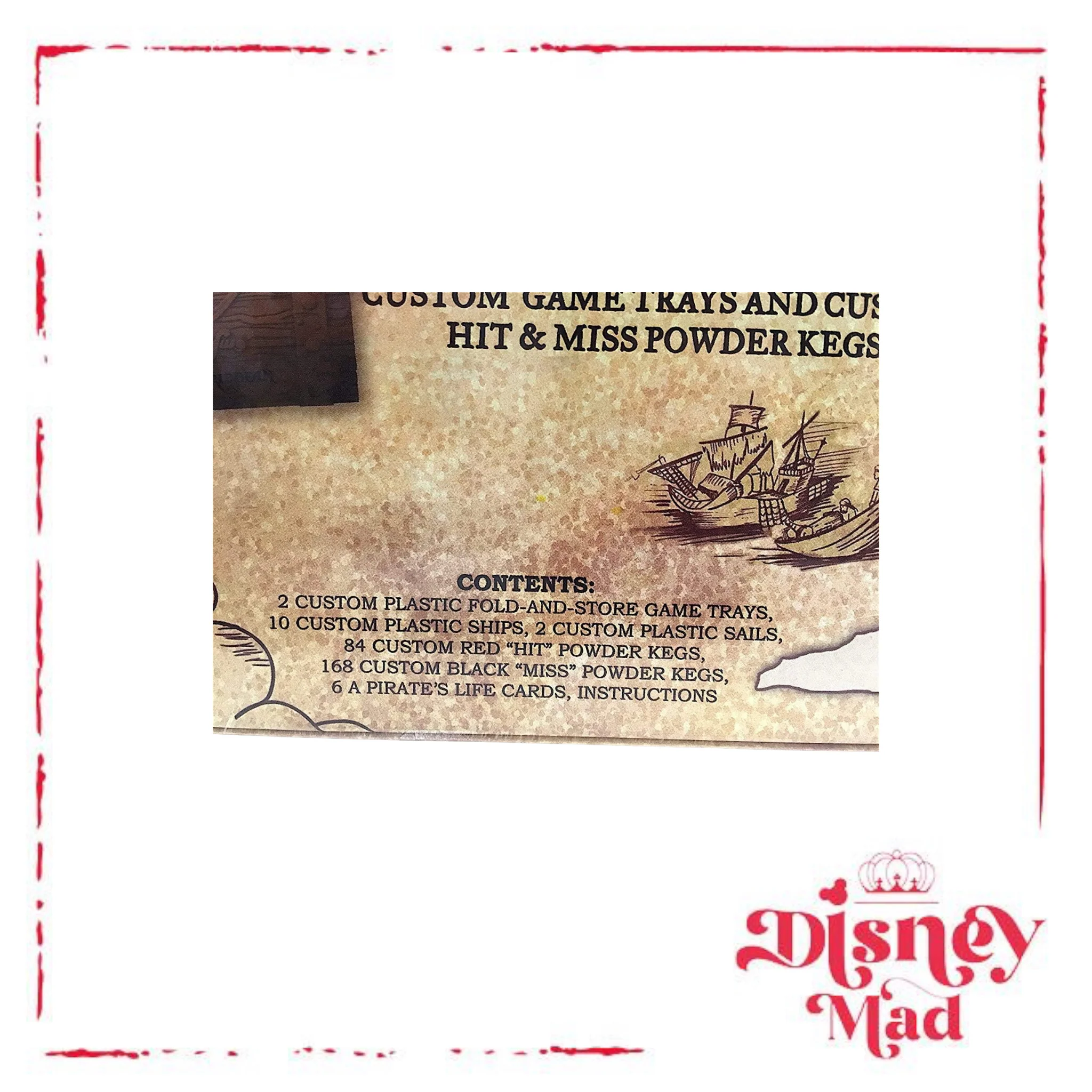 Disney Parks Exclusive Pirates of the Caribbean Battleship Game - Image 3