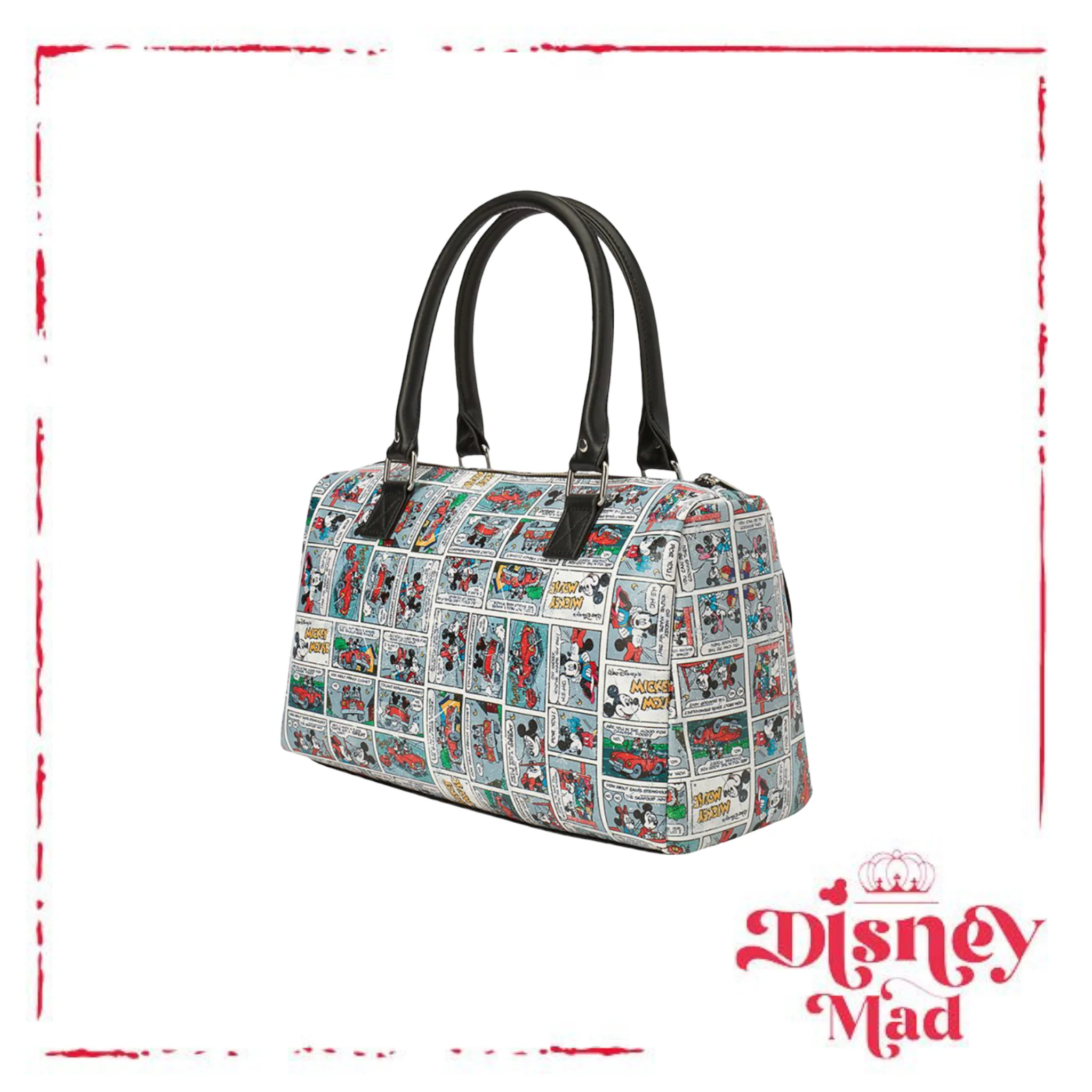 Disney Satchel Bag Mickey Mouse Comic Strip Disney Parks - Image 3