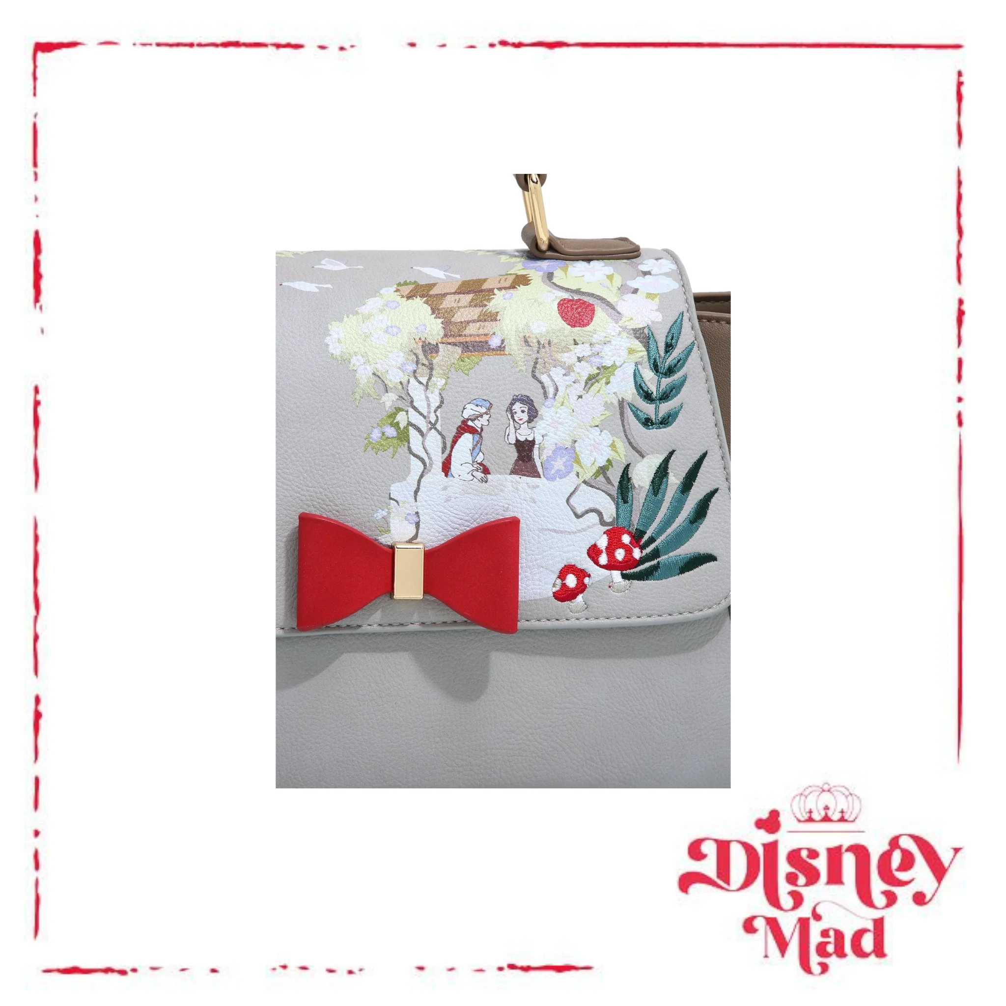 Disney Snow White and the Seven Dwarfs Embroidered Wishing Well Handbag - BoxLunch Exclusive - Image 4