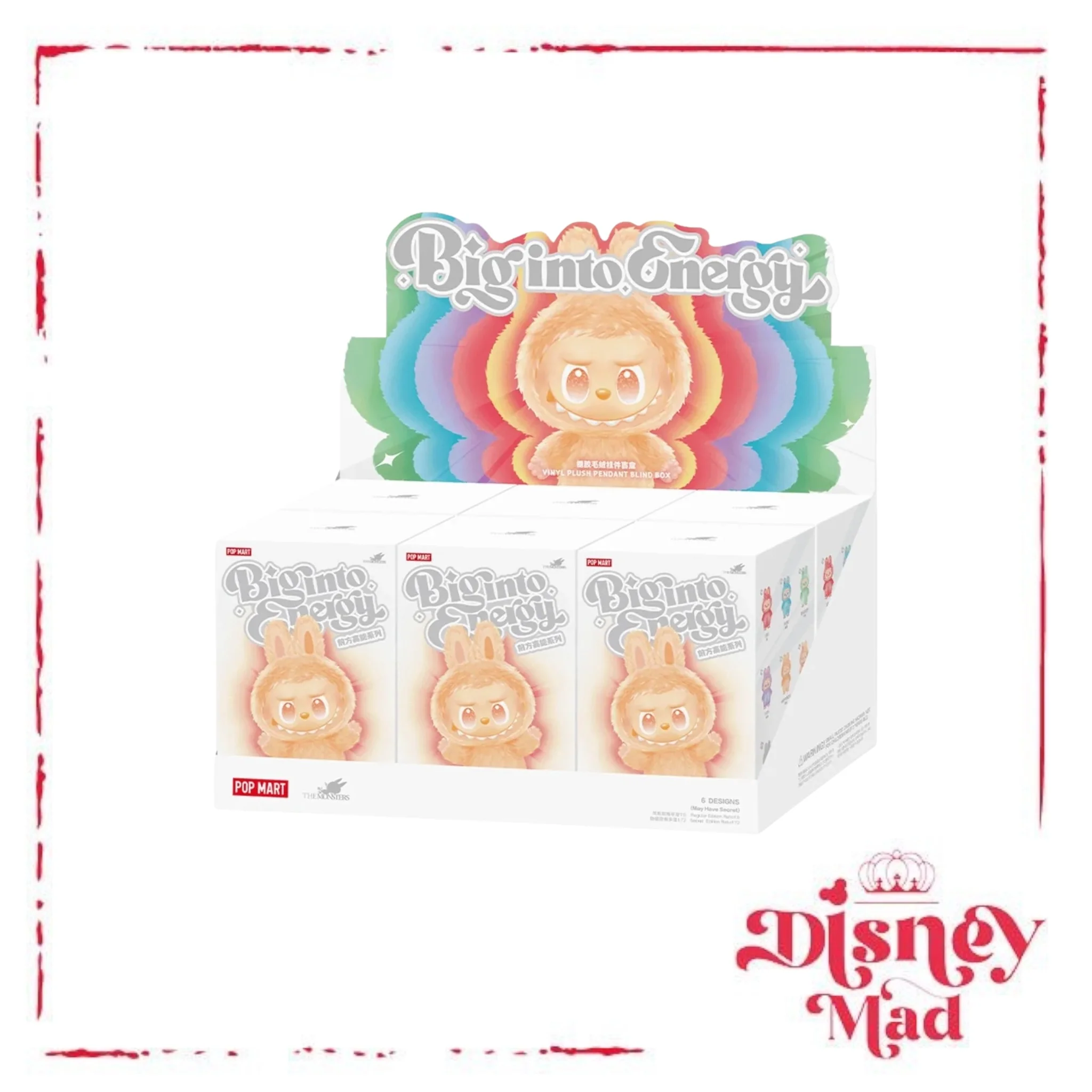 Popmart Labubu - THE MONSTERS Big into Energy Series-Vinyl Plush Pendant Blind Box - Image 4