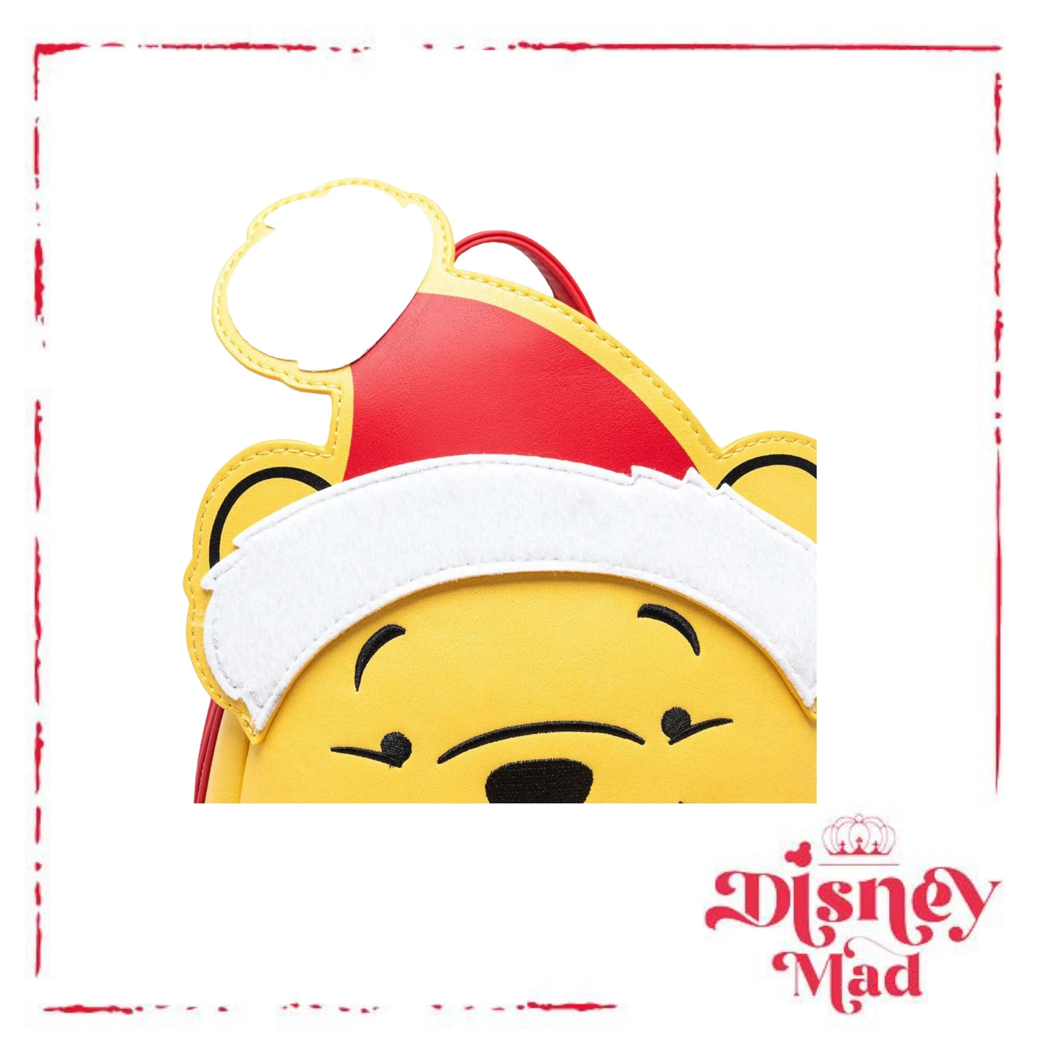 Loungefly Disney Santa Winnie the Pooh Mini Backpack 707 Exclusive - Image 6