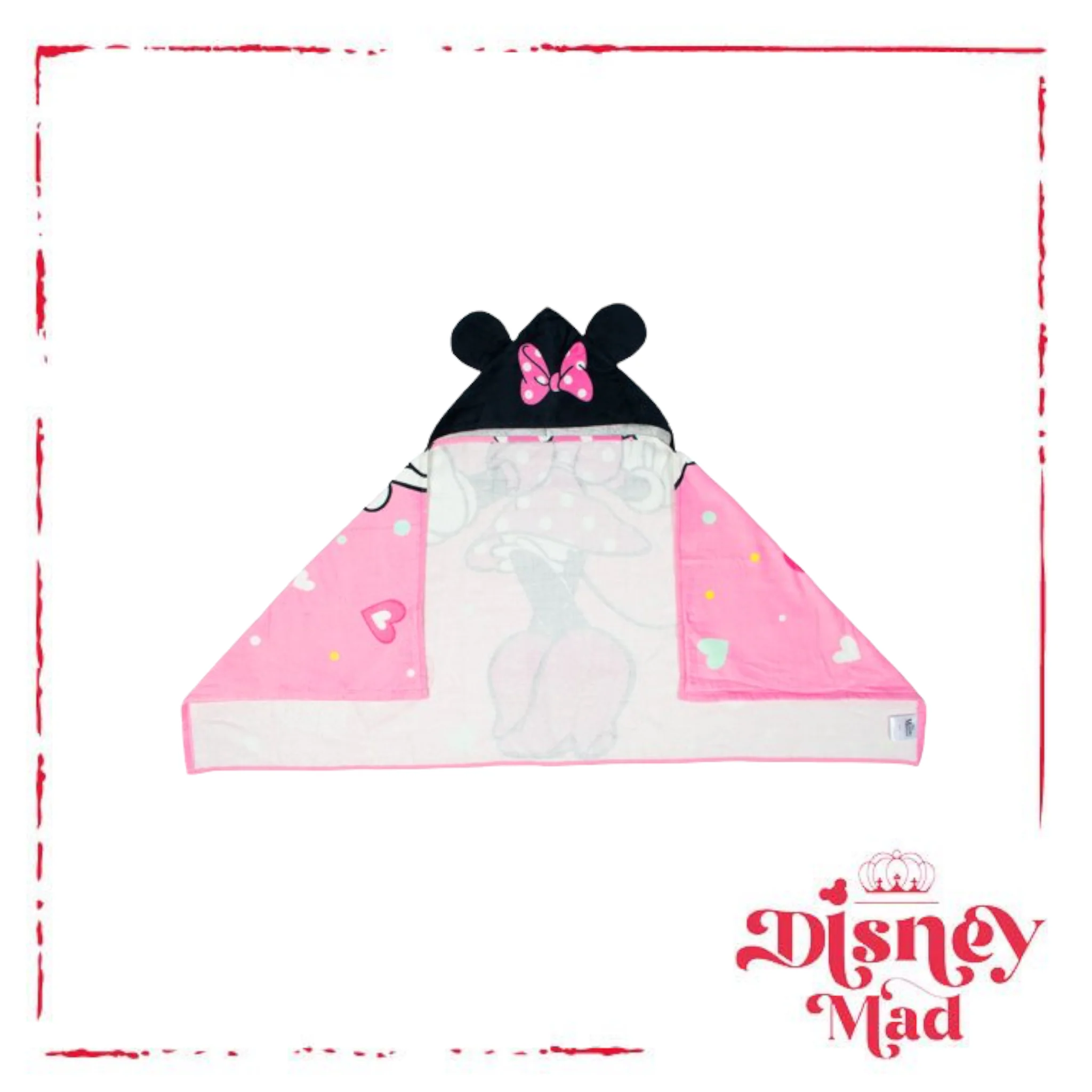 Disney Minnie Mouse Hooded towel - Image 4