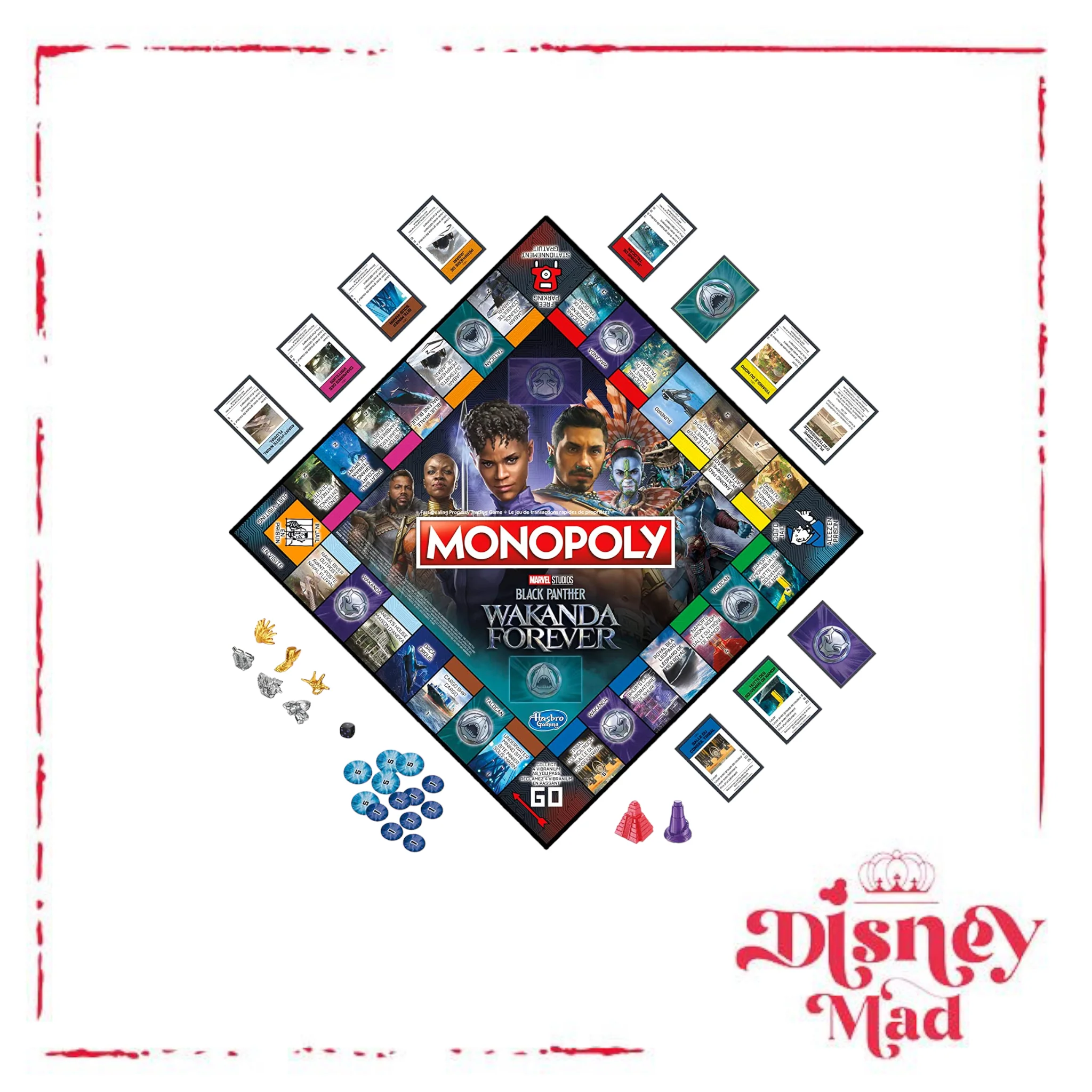 MONOPOLY: Marvel Studios' Black Panther: Wakanda Forever Edition Board Game - Image 3