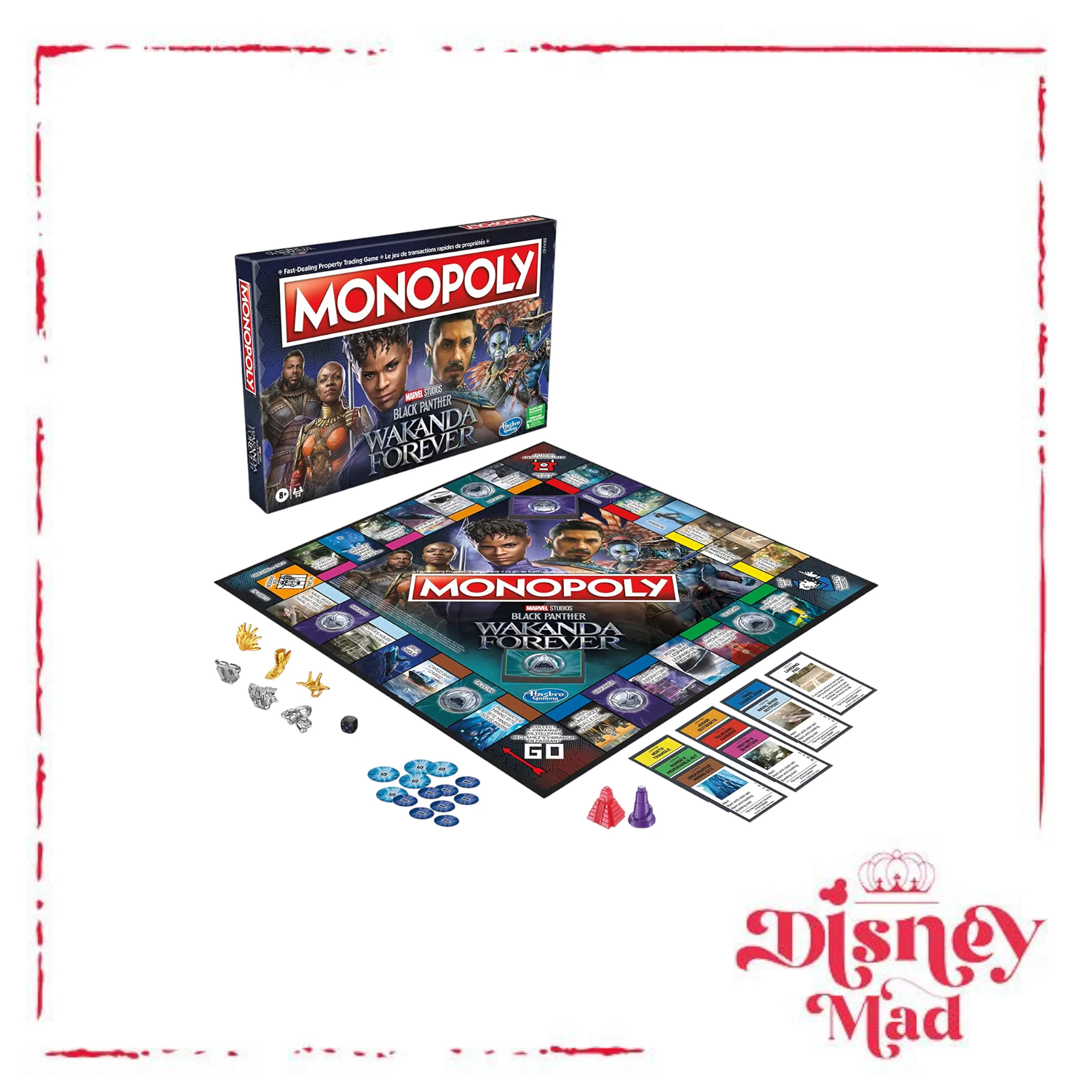MONOPOLY: Marvel Studios' Black Panther: Wakanda Forever Edition Board Game - Image 6