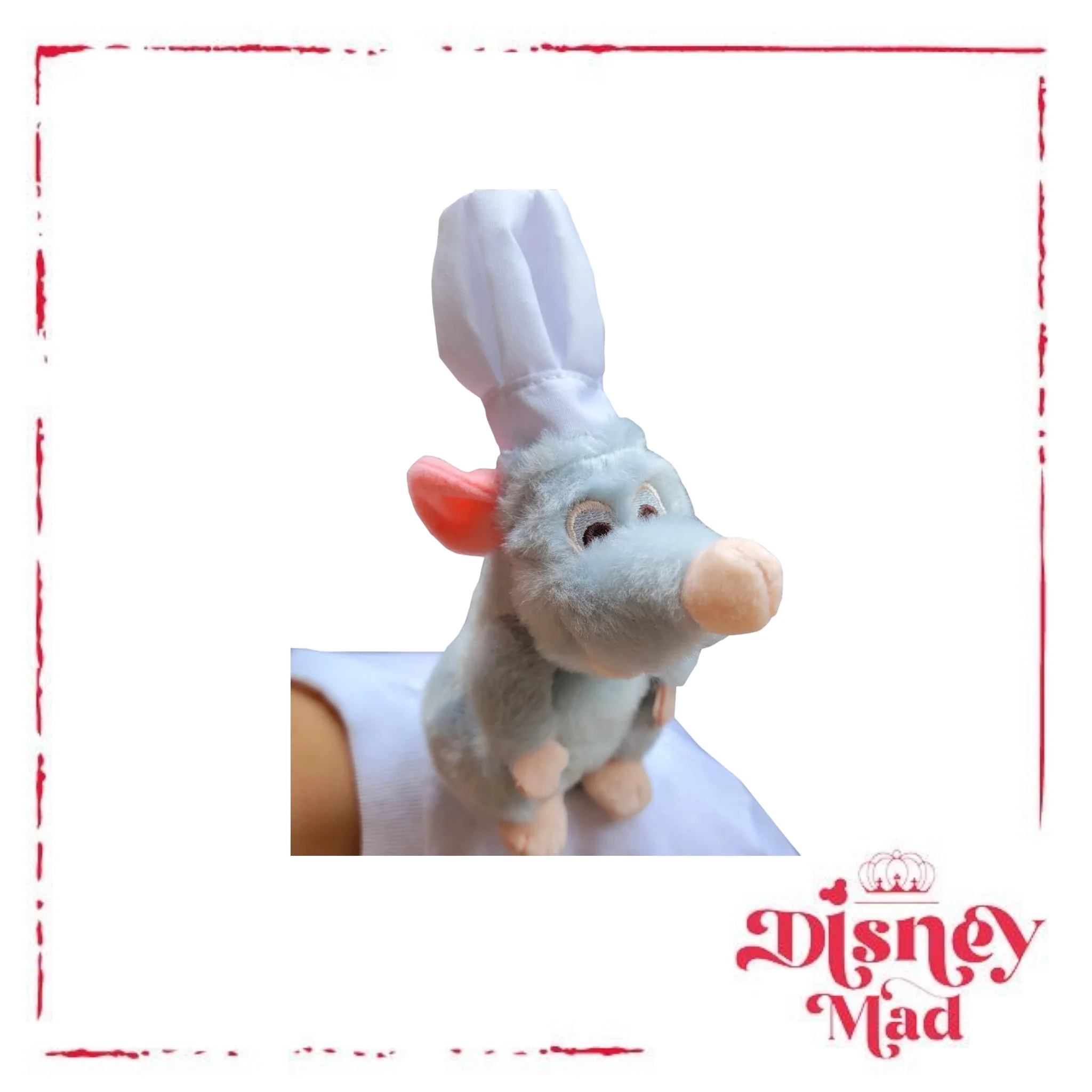 Remy's Ratatouille Adventure Little Chef Remy Magnetic Shoulder Plush Disney Parks - Image 3