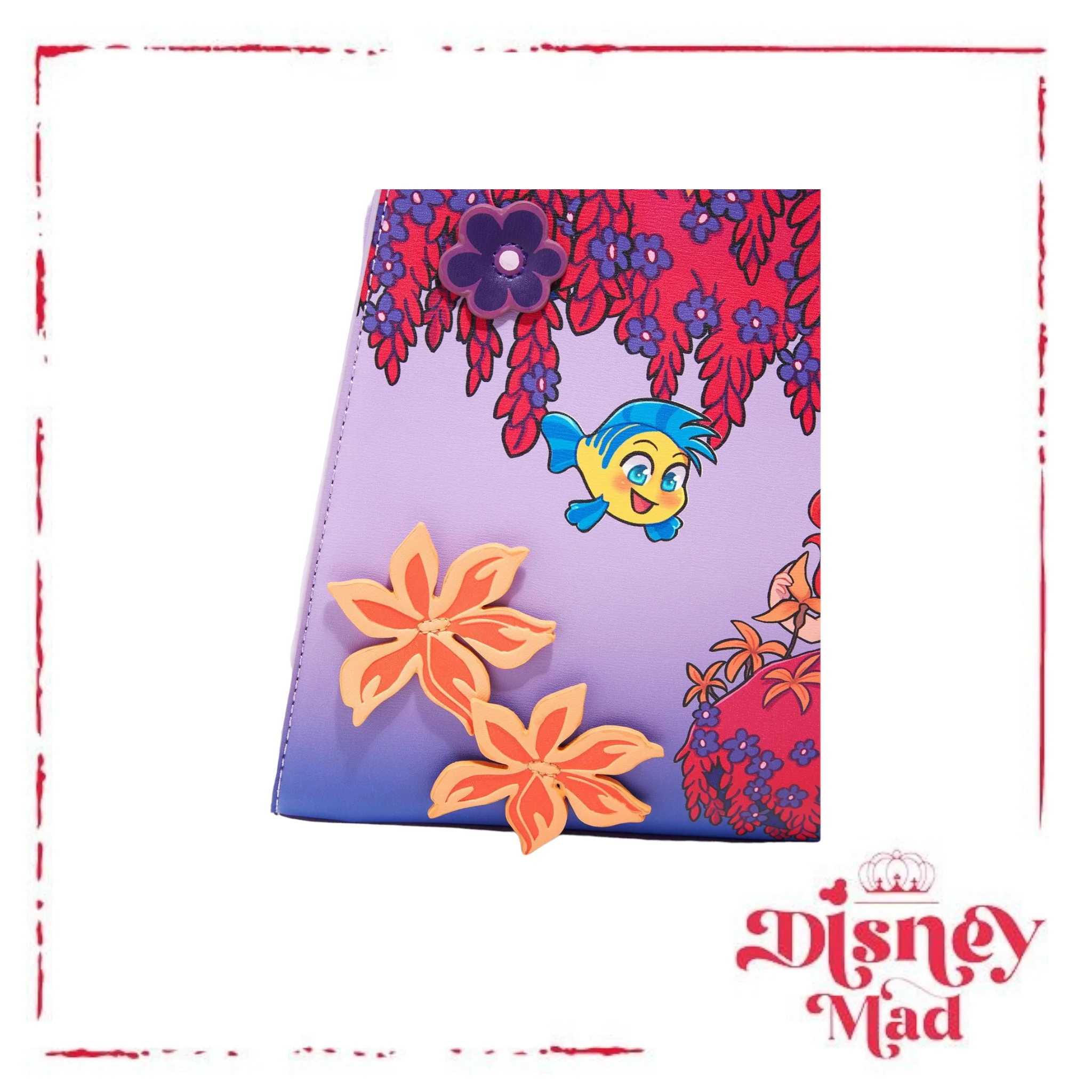 The Little Mermaid Floral Handbag - BoxLunch Exclusive - Image 4